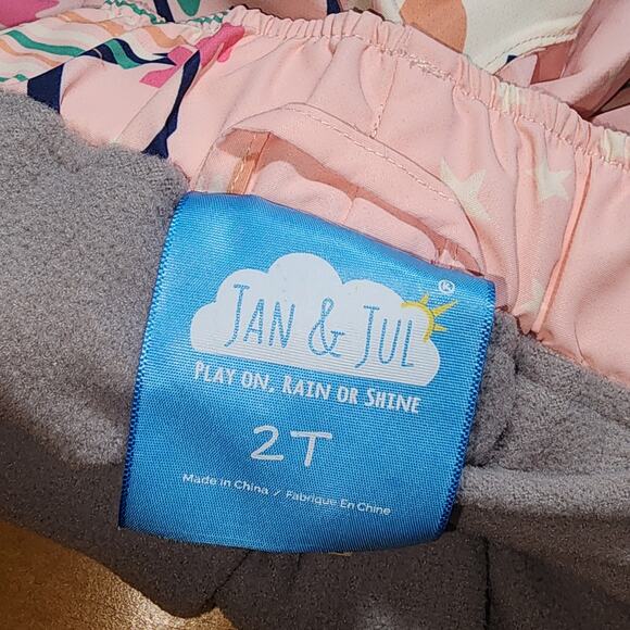 Kids Pink Patterned Jacket - Picture 6 of 6